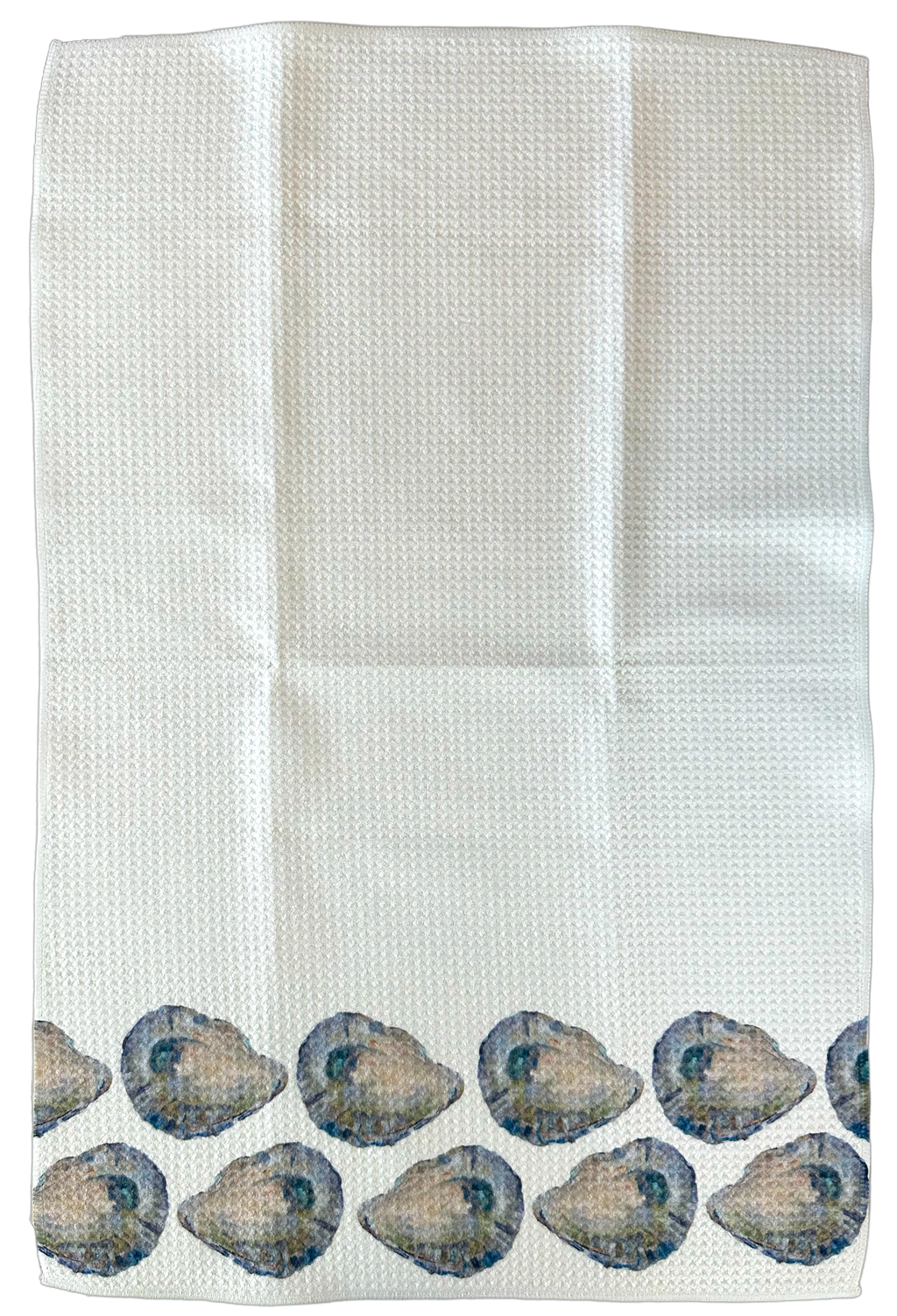 Microfiber Waffle Weave Towel, Oysters