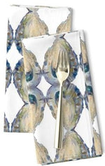 Table Linens, Woven Placemats, Oyster Chain
