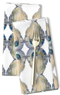 Table Linens, Woven Placemats, Oyster Chain
