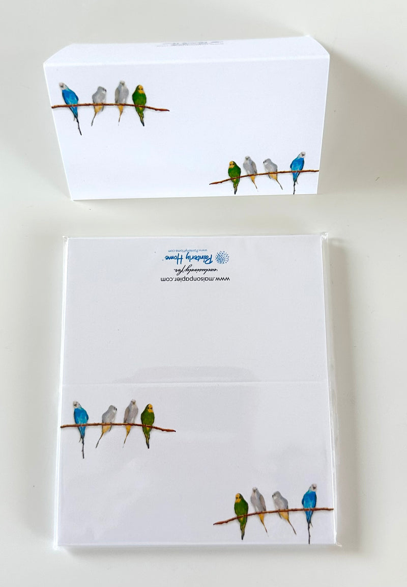 Place Cards, Parakeets