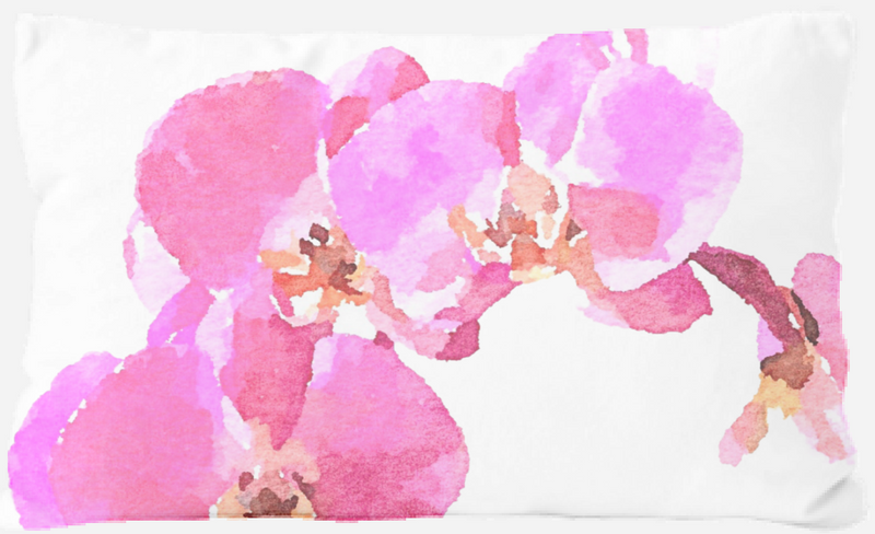 Cabana Pillows, Pink Orchid Lumbar
