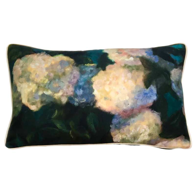 Gallery Pillows, Hydrangea Lumbar