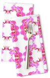 Table Linens, Placemats, Orchid Chain Pink